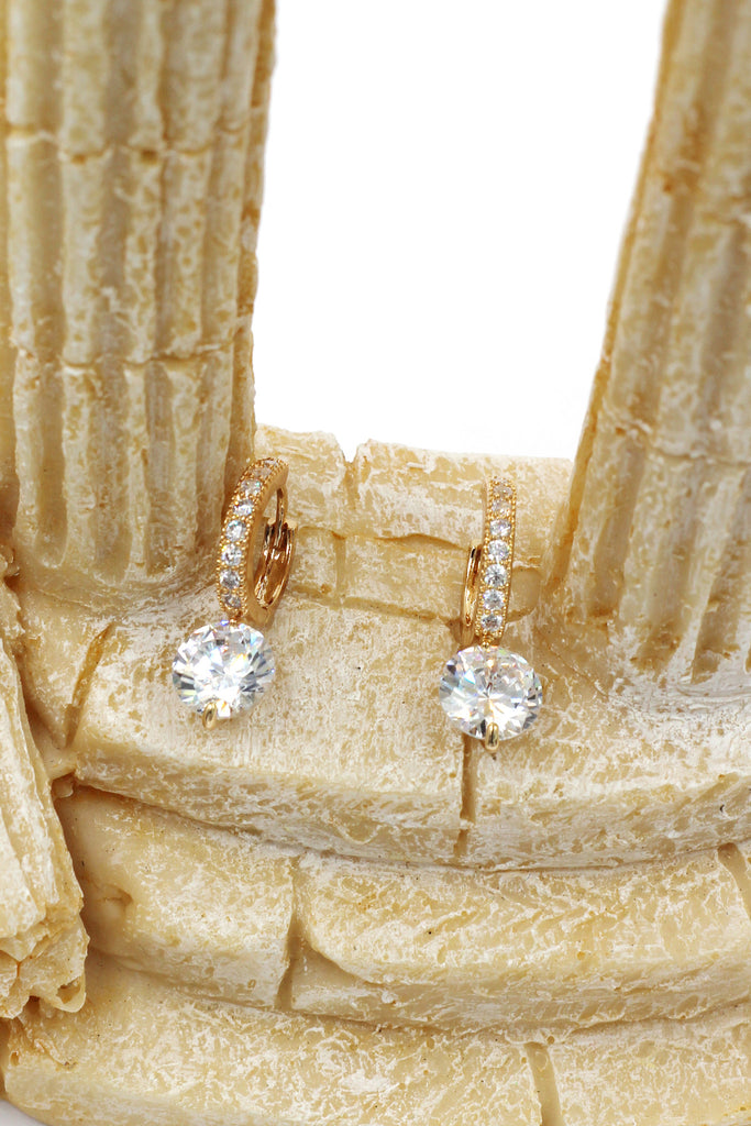 fashion hook crystal earrings