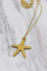 fashion starfish pendant necklace