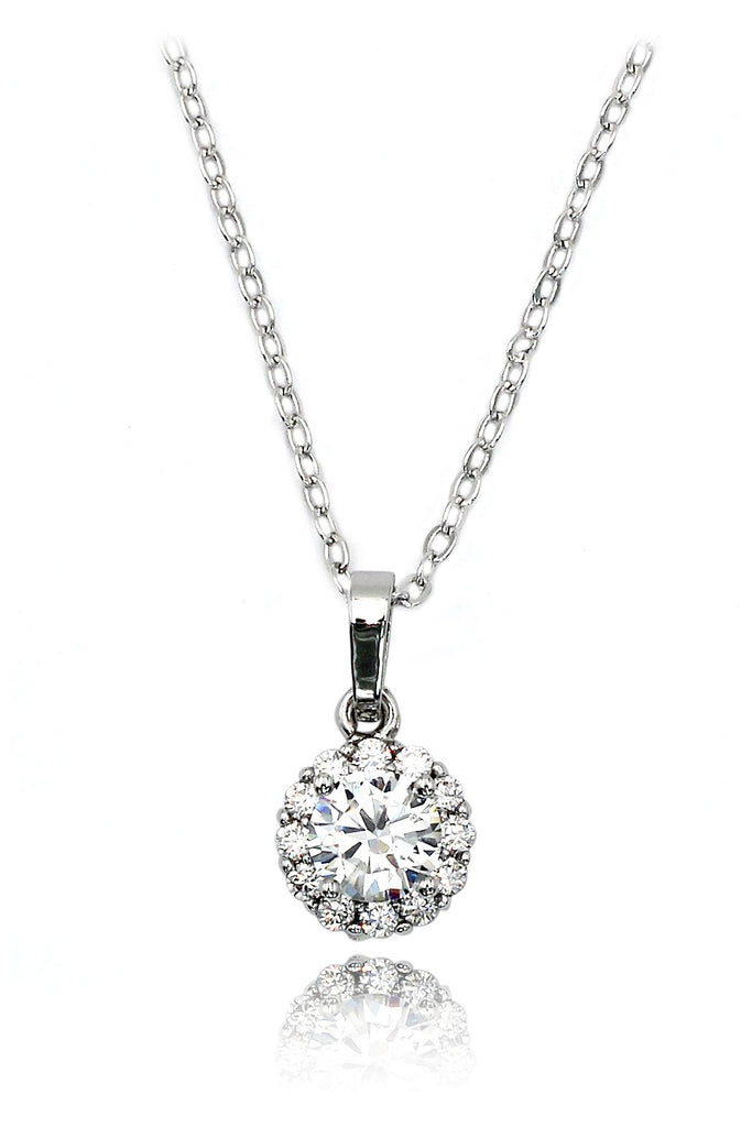 shiny crystal earrings necklace set