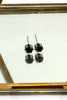 mini six-claw small crystal stud earrings