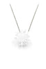 fashion snowflake silver necklace set