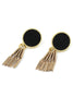 simple wire tassel earrings