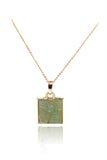 square crystal original necklace