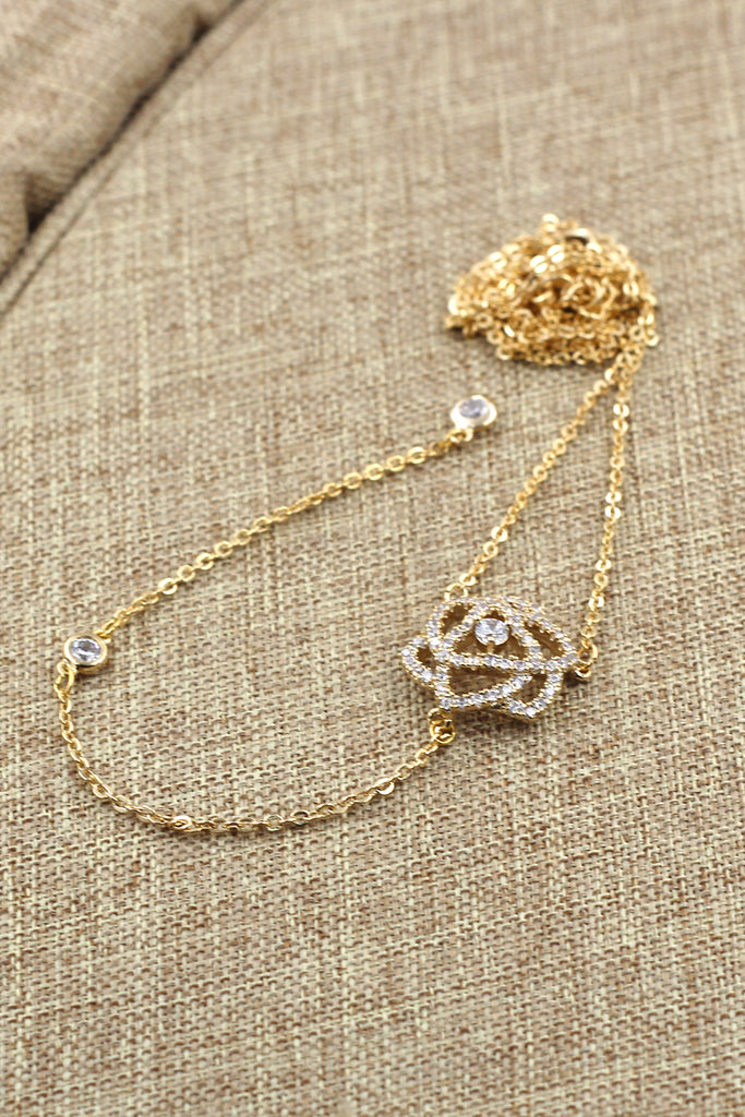 golden rose crystal set