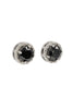 frosted metal ball trend necklace earrings set