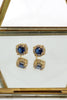 noble gold earrings necklace crystal set