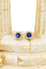 noble gold earrings necklace crystal set