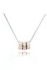 shimmering crystal Ring necklace set