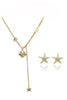 Fashion heart-shaped star necklace set