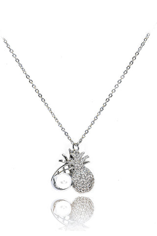 wild key crystal pendant necklace