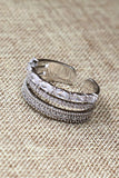 small fashion open crystal ring