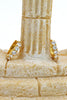 mini crystal golden earrings