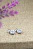 fashion silver shiny crystal bracelet earring set