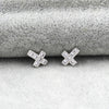 silver cross pearl double chain set