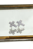 silver cross pearl double chain set