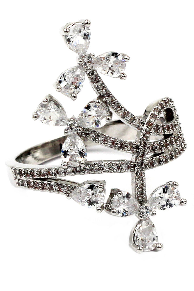 elegant little crystal ring