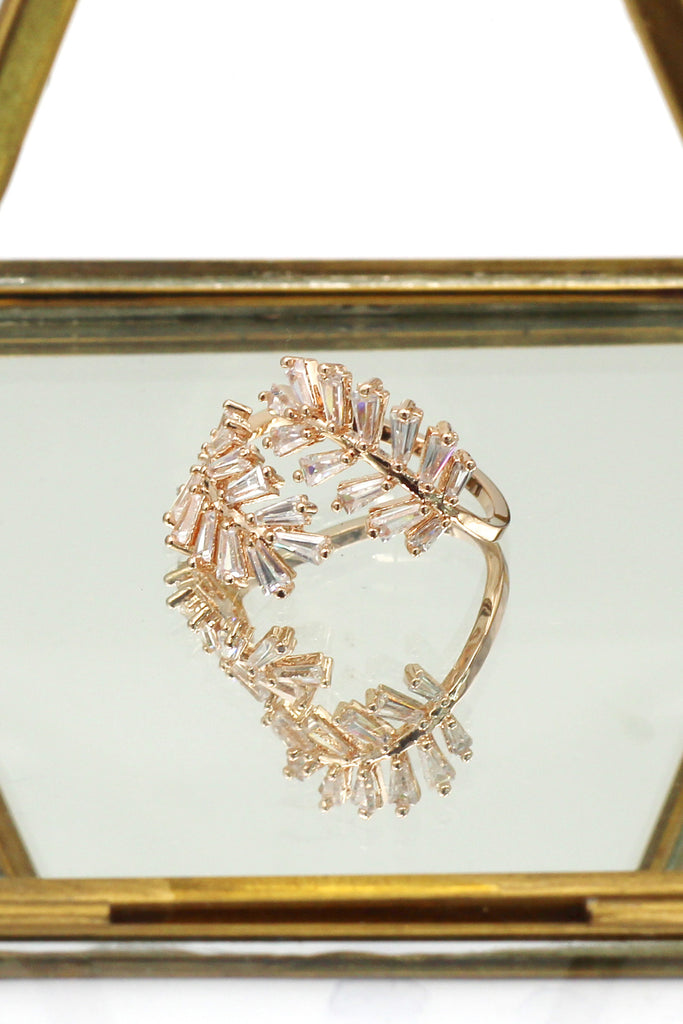fashion crystal inclusive ring