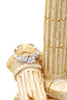 fashion zircon crystal pendant necklace ring set