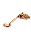 fashion shell pearl necklace earrings set