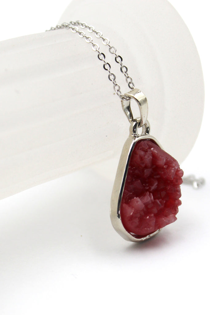 large crystal pendant necklace