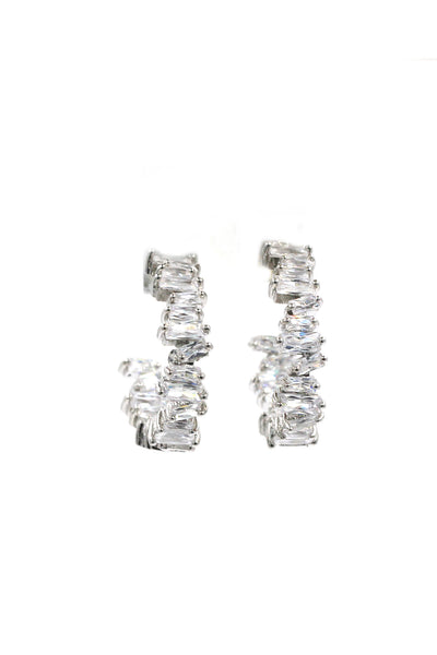 fashion sparkling crystal earrings