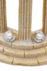 fashion wild crystal pearl earrings necklace set