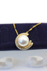 Fashion Half Moon Pearl Necklace