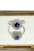 frosted metal ball trend necklace ring set