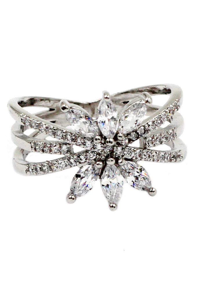 shiny crystal ring