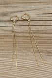 Fashion tassel long earrings