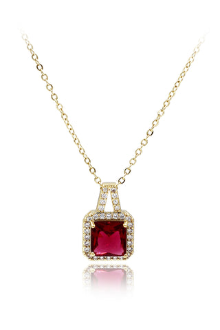fashion aperture crystal necklace