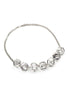 prism crystal earring necklace set