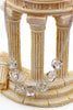 prism crystal earring necklace set