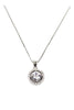 fashion wild silver crystal set
