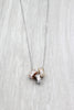 shimmering crystal Ring necklace set