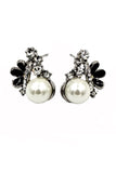 lovely pearl and crystal earrings