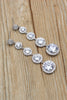 noble crystal earrings necklace set