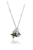 lovely cute star crystal necklace