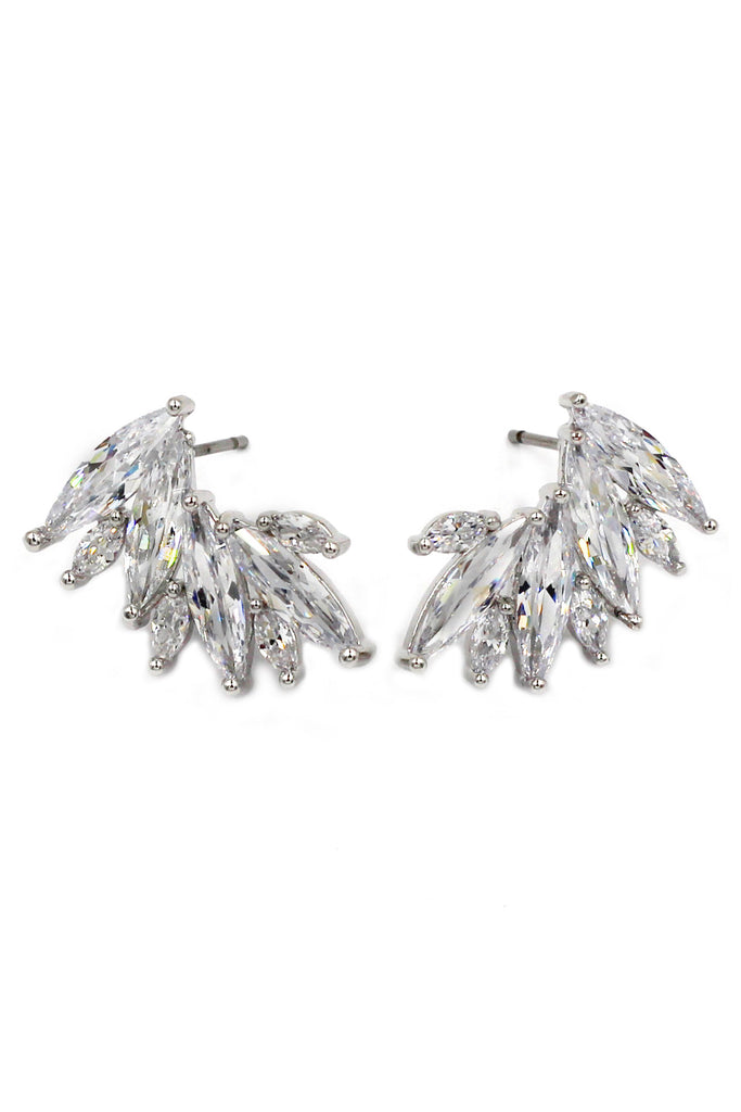 fashion crystal groats necklace earrings set