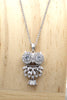 owl crystal necklace