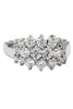 fashion intensive claw crystal ring