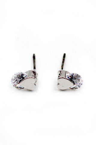 Noble pearls crown crystal earrings