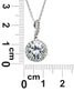 shiny small pendant clavicle chain earrings set