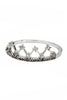 fashion mini crown crystal ring