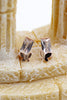 Mini butterfly crystal earrings