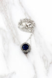 temperament crystal necklace ring set