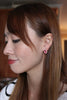 red crystal earrings necklace set