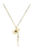 Fashion simple small gourd gold necklace