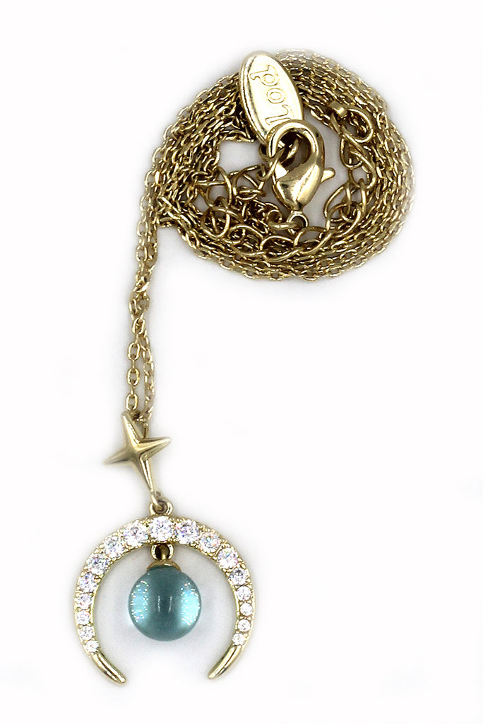 Fashion Fantasy Planet Necklace Earrings Set