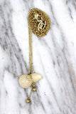 Fashion simple small gourd gold necklace
